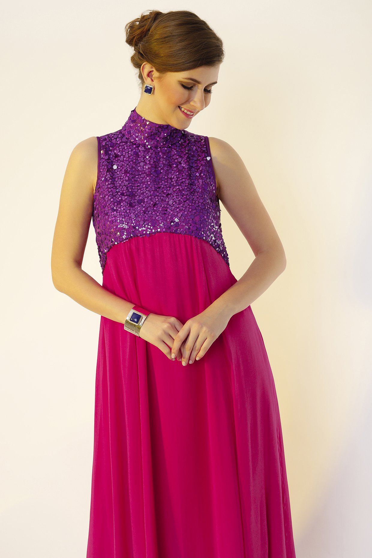 AG1802 - 40 / dark pink | Exquisite gowns, Dresses near me, Gowns dresses