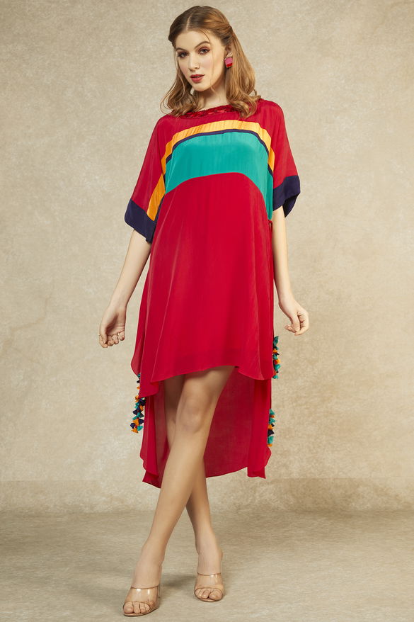 Ruby Hi-Low Kaftan