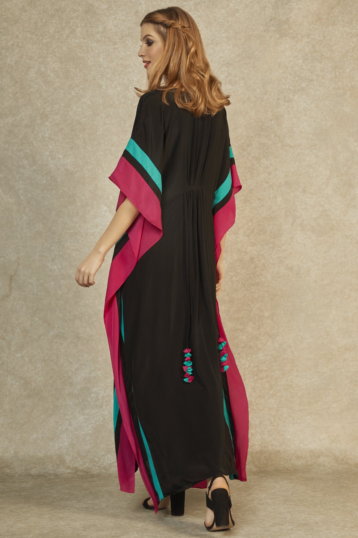 Siwa Green Plus size summer dress, Loose summer Kaftan, Green Boho Kaf –  Gipci