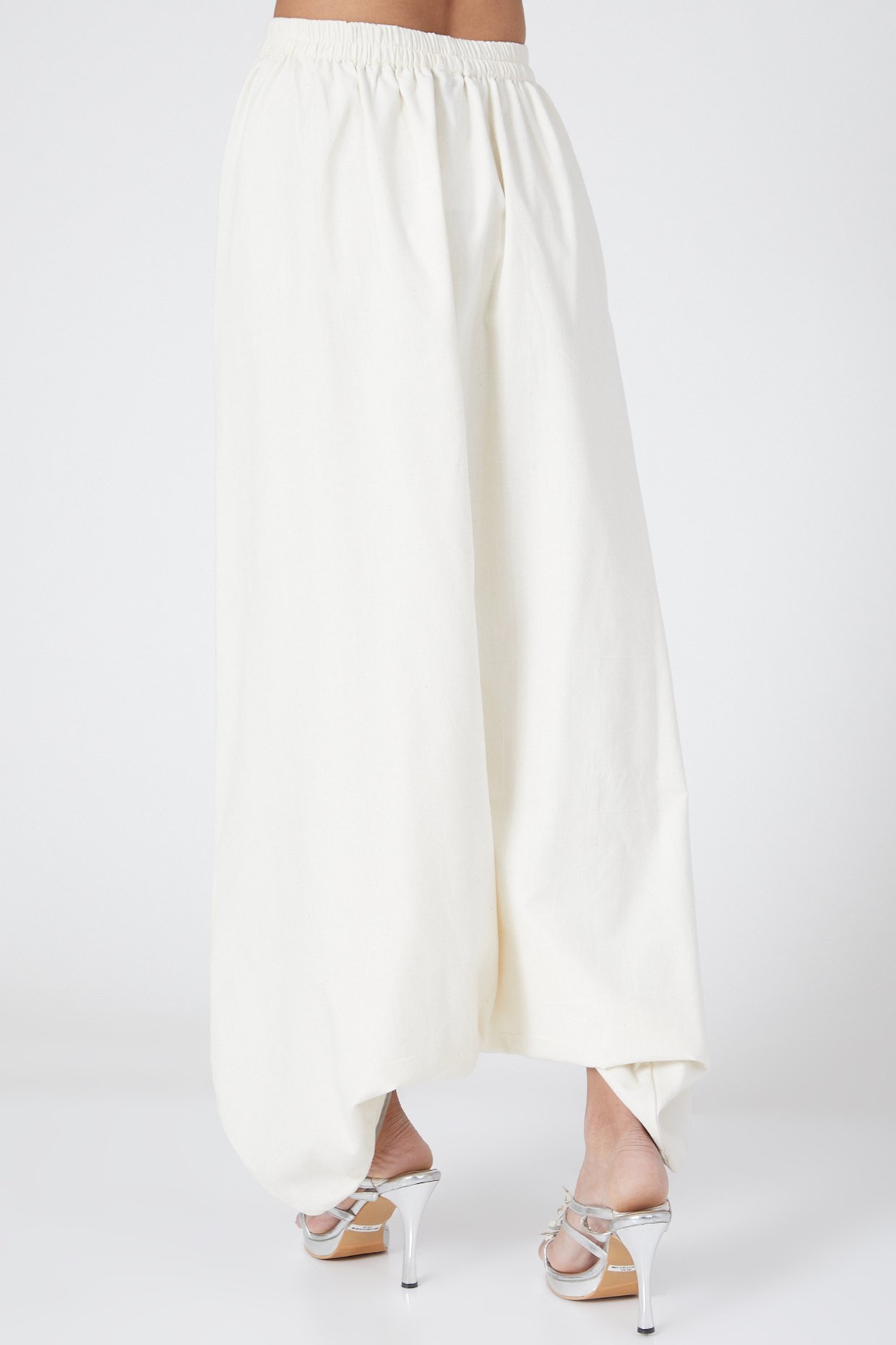 White Chendamangalam Straight Pant - Byhand I Indian Ethnic Wear Online I  Sustainable Fashion I Handmade Clothes