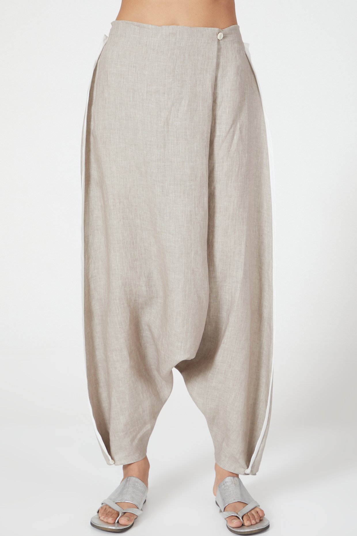 NO.167 Women's Button Detail Drop Crotch Harem Pants, Cross Front Trousers,  Unisex Pants in Teal - Etsy