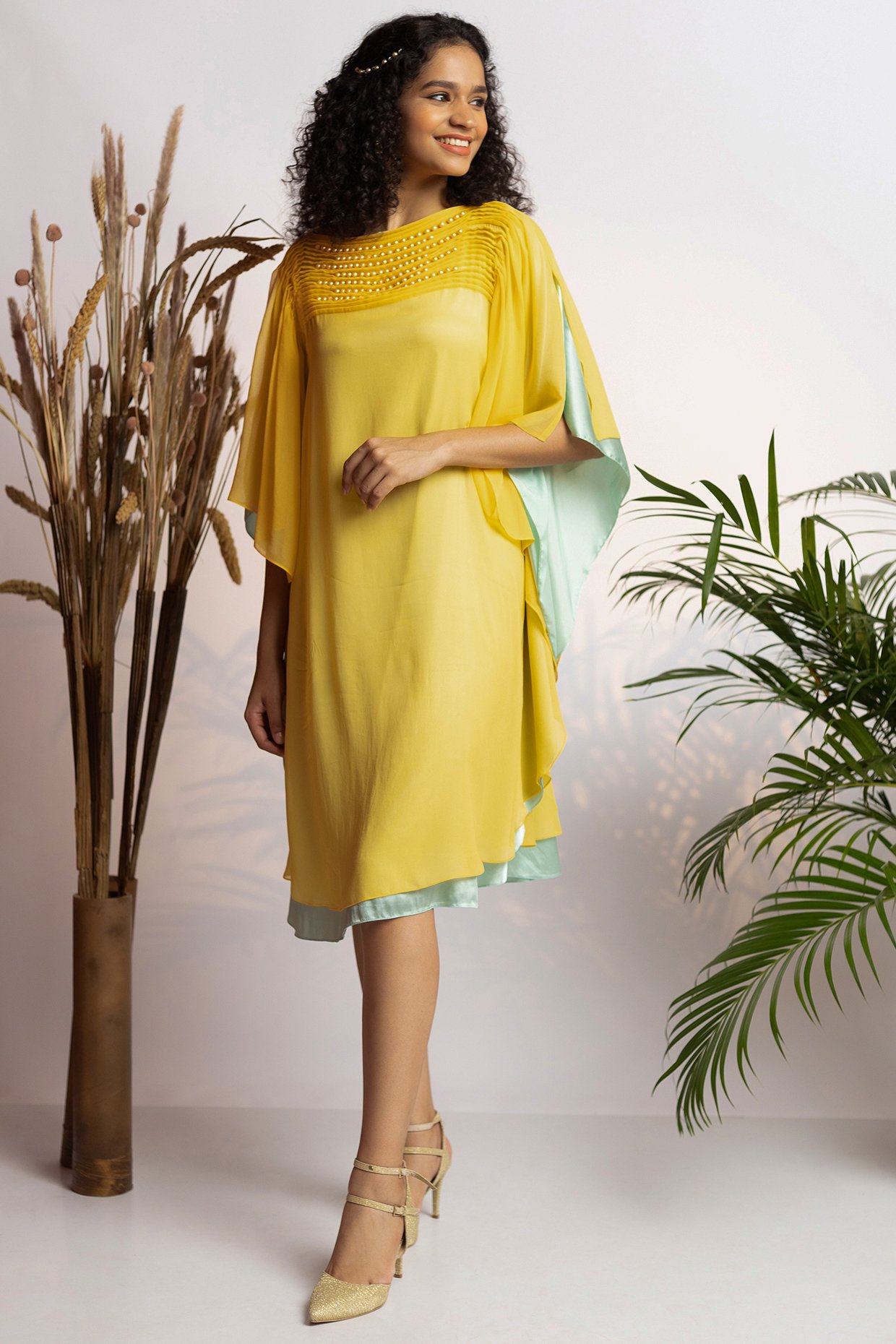 Yellow Maxi Dress / Yellow Kaftan / Maxi Long Sleeve Dress / Plus Size Dress  / Maternity Dress / V Neck Dress / Midi Dress / / 35221 - Etsy