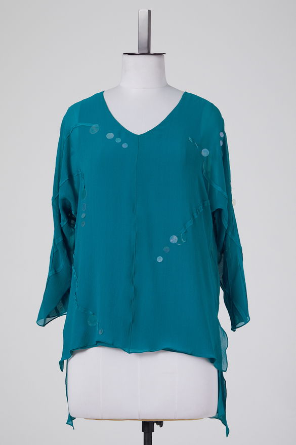Cobalt Blue Linen Tunic