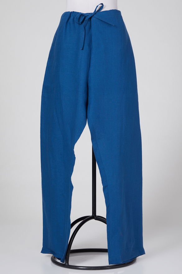 Cobalt Blue Linen Pants