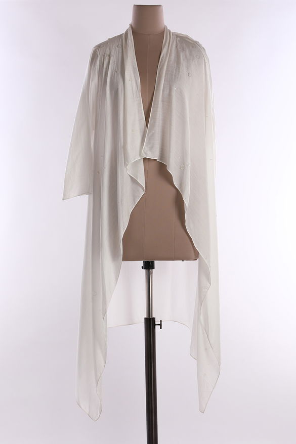 White Square Cut Shrug