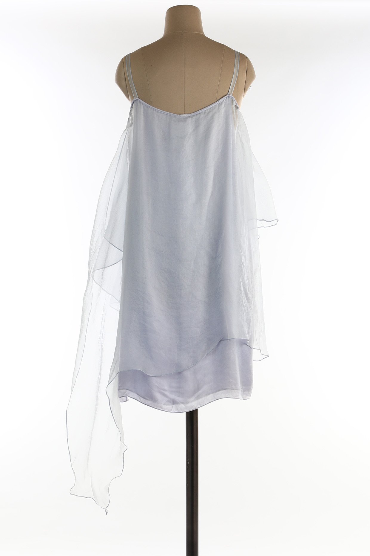 Shibori Printed White Pure Organza Anarkali Gown – Organza Mall