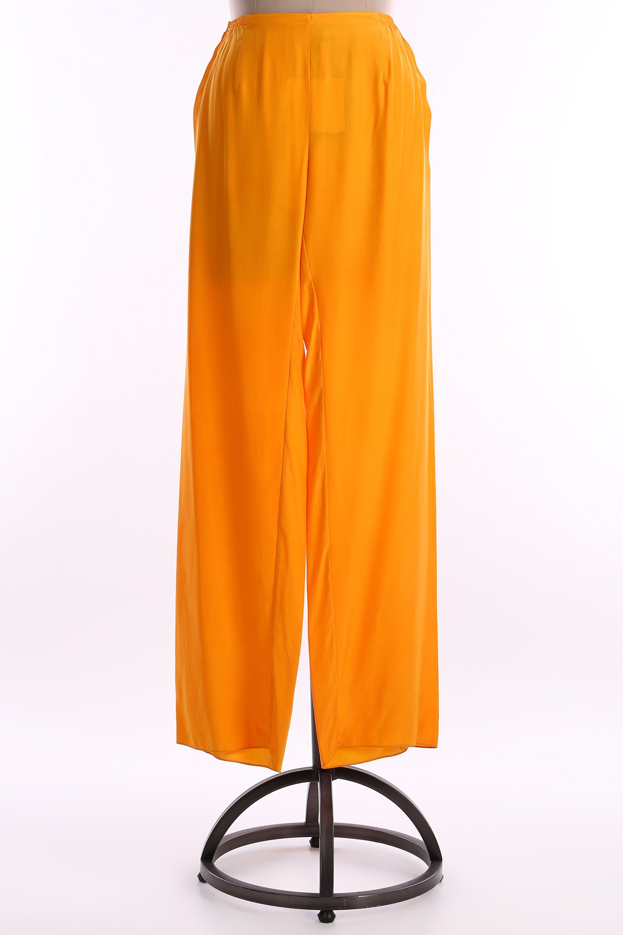 Buy Maroon Solid Silk Trousers Online  Libas