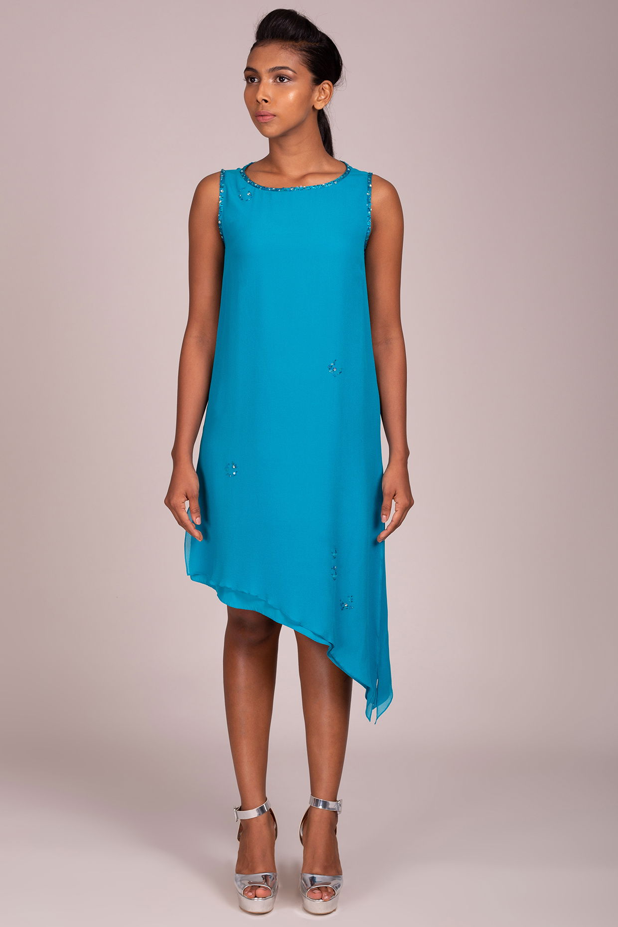 Turquoise shop shift dress