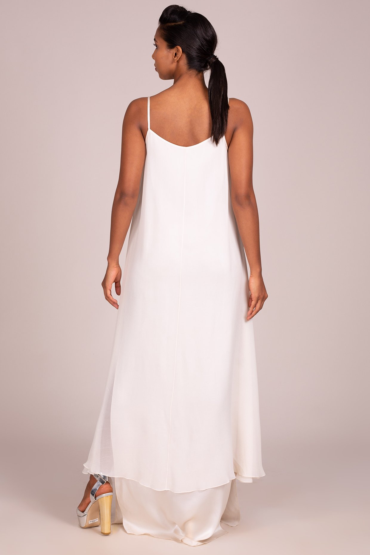 High-Low Printed Ball Gown with Necklace Collar | David's Bridal