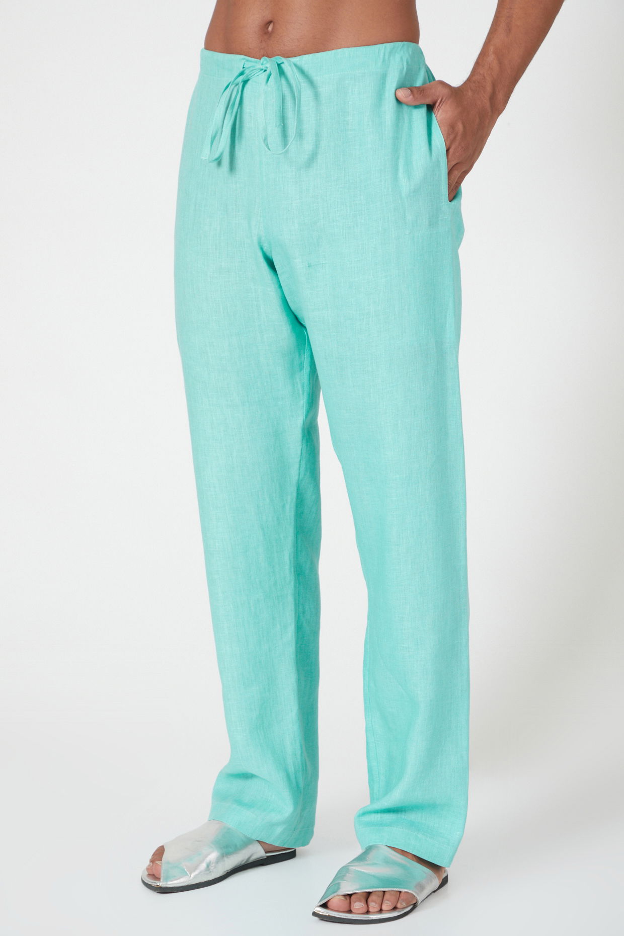 Mint Linen Pants