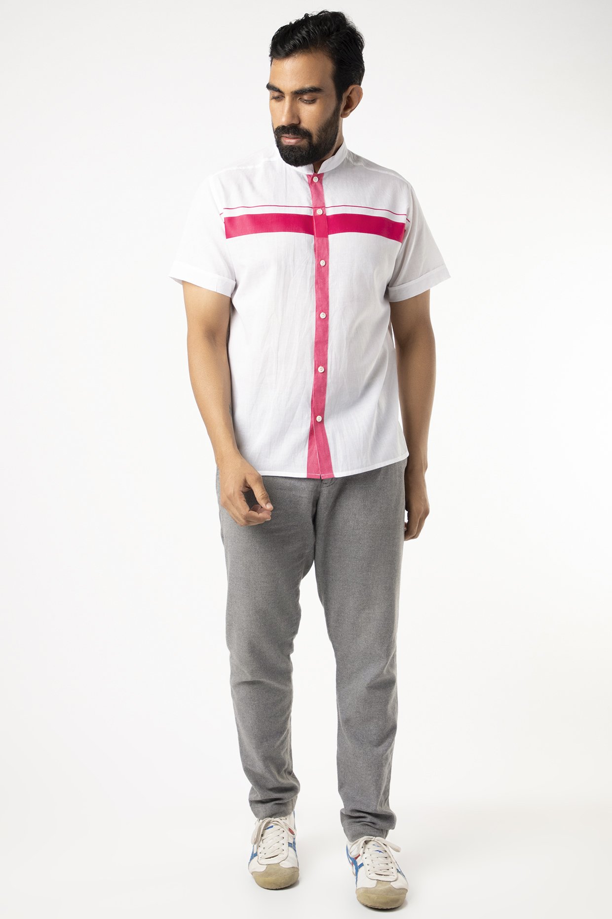 CODE by�Lifestyle Men Solid Casual Pink Shirt - Buy CODE by�Lifestyle Men  Solid Casual Pink Shirt Online at Best Prices in India | Flipkart.com