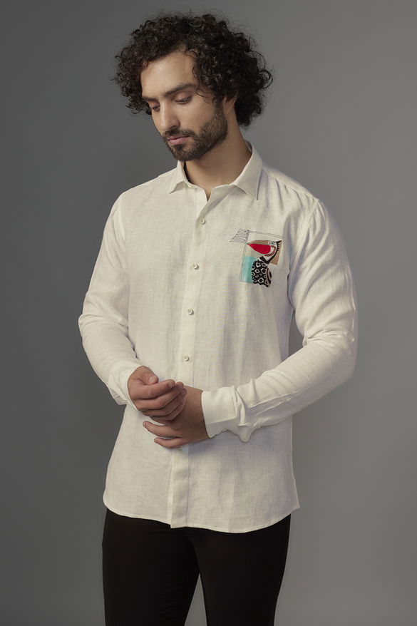 White Linen Shirt