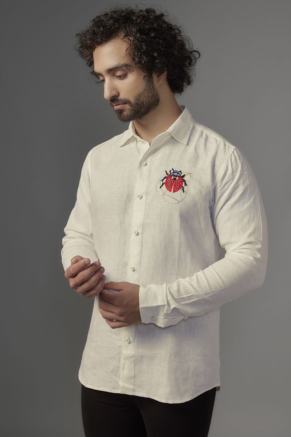 White Linen Shirt
