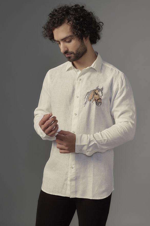 White Linen Shirt