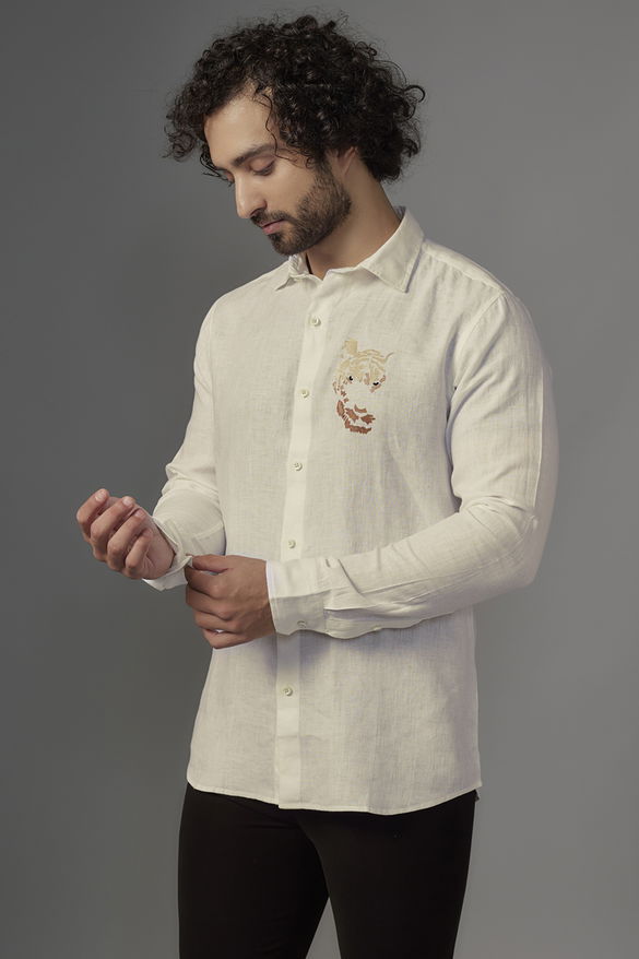 White Linen Shirt