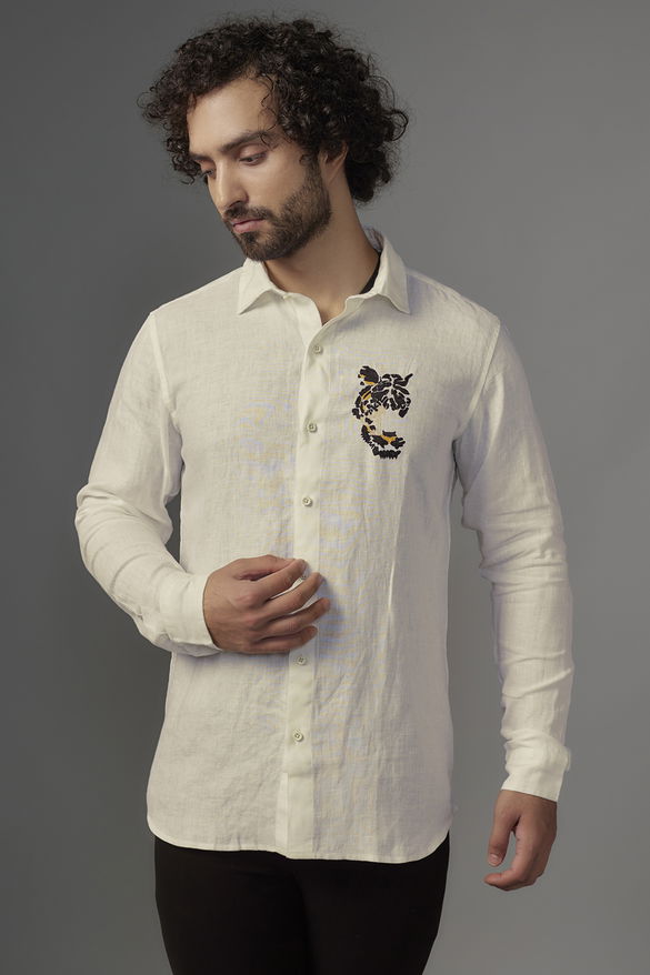 White Linen Shirt