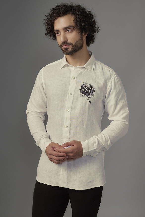 White Linen Shirt