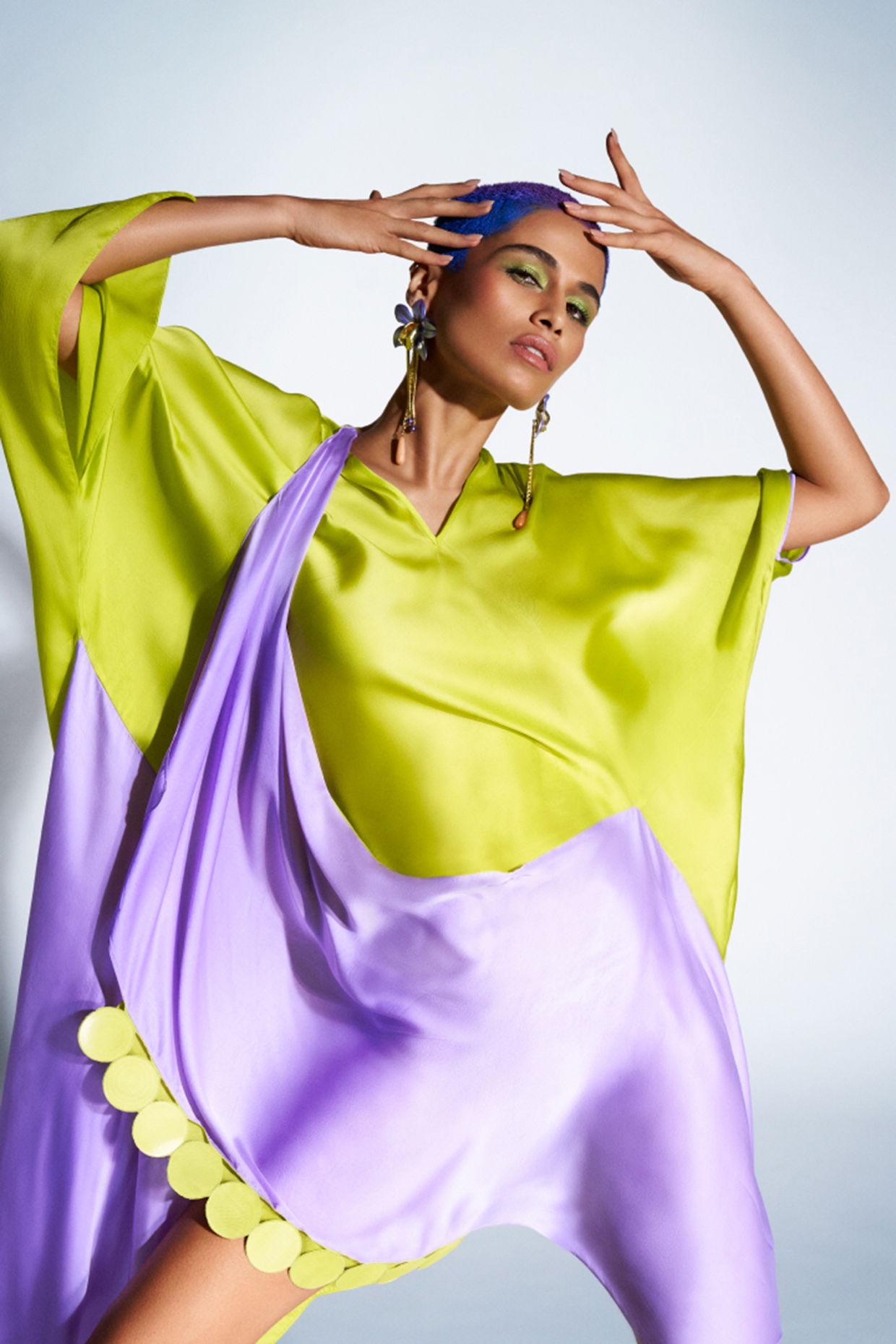 Purple yellow dress hotsell