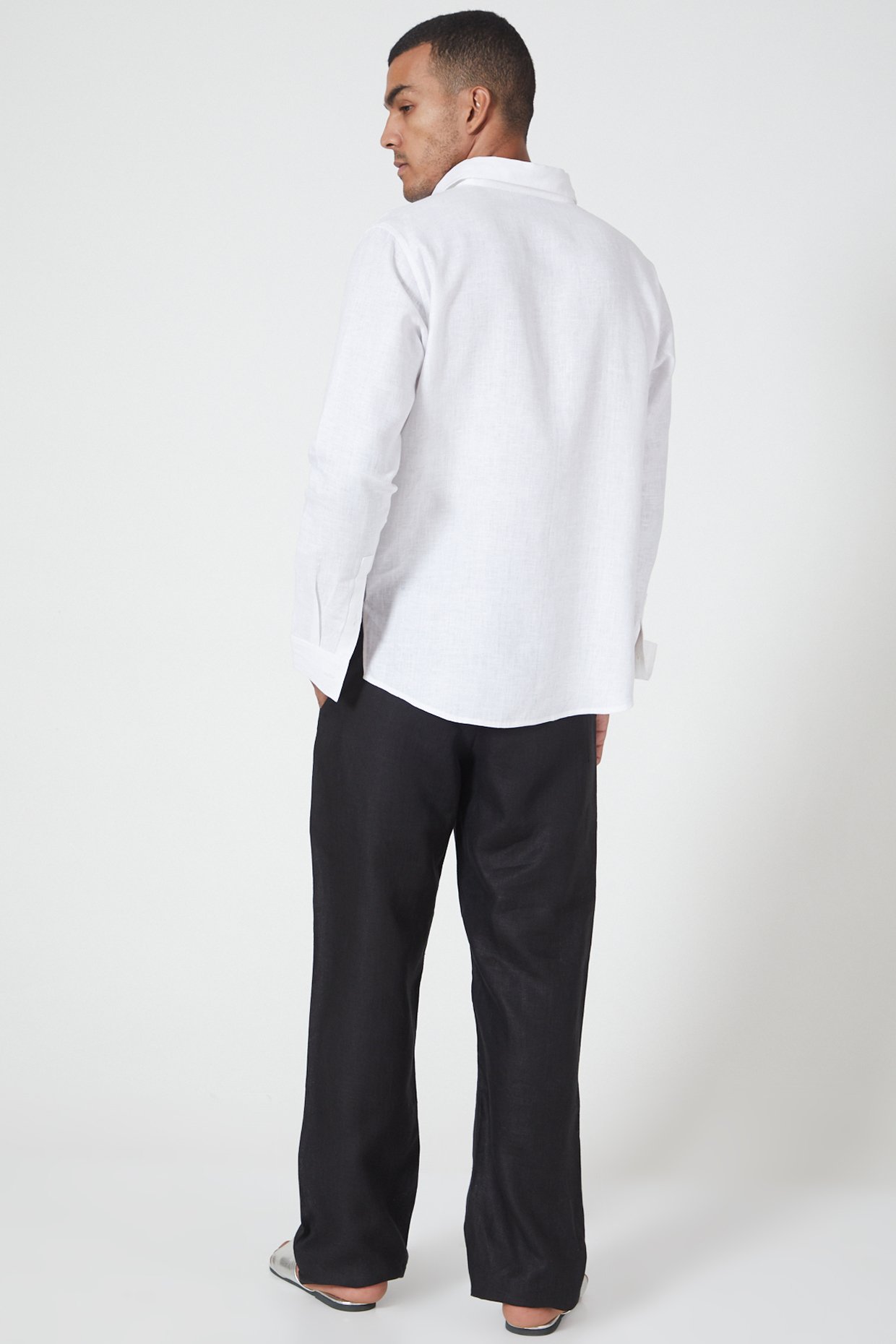 Dunnes Stores | Black Carolyn Donnelly The Edit Black Linen Trousers